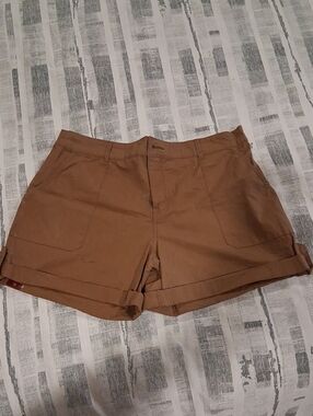Sanctuary Women's Brown Cuffed Utility Shorts